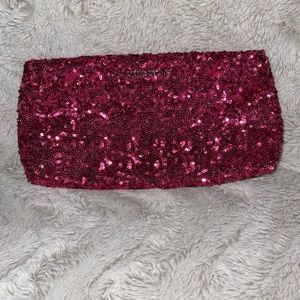 Victoria’s Secret Sequin Clutch Cosmetic Bag